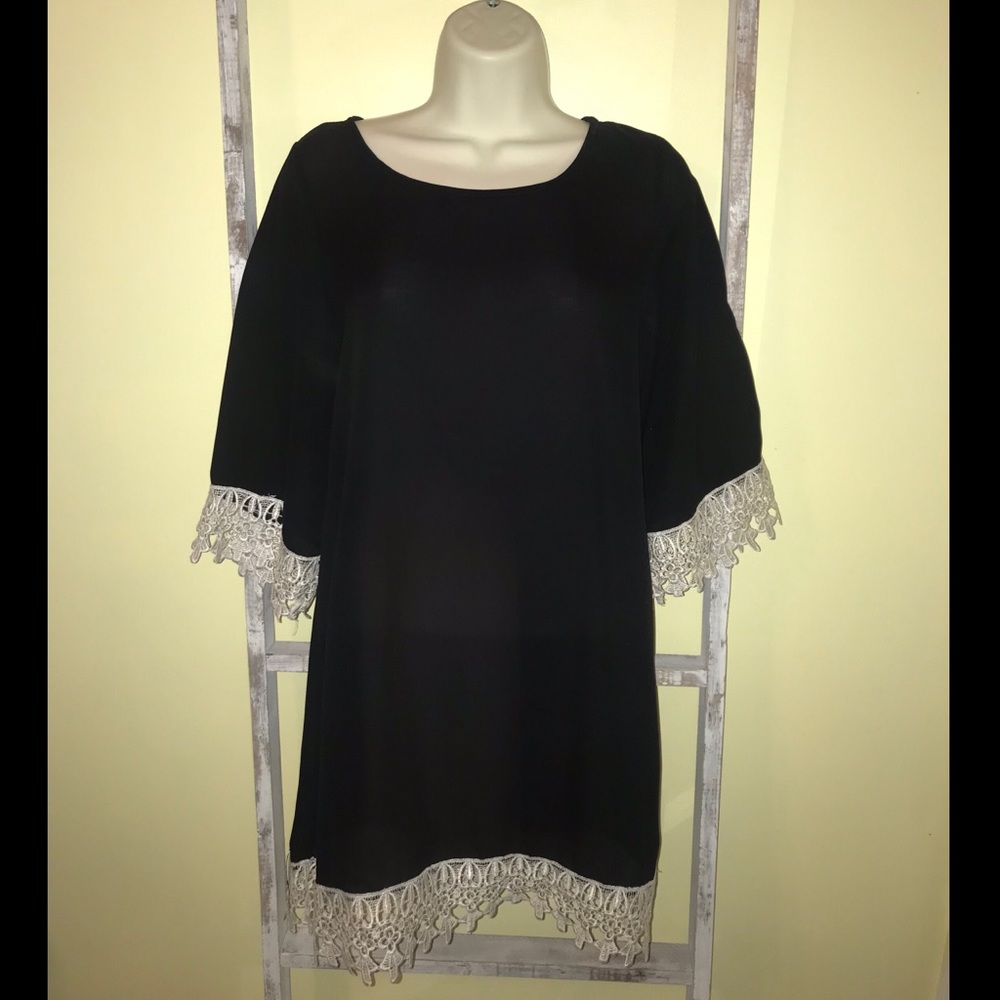 Black Sheer Dress🖤🤍